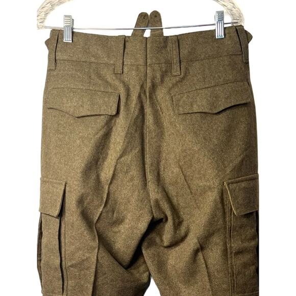 WWII German Military Field Pants 32" Waist WILH. SCHWARZ Konradsreuth Authentic - Picture 4 of 13